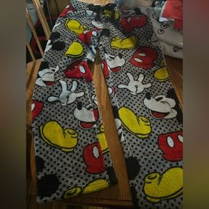 Woman’s Mickey plush pj pants size medium